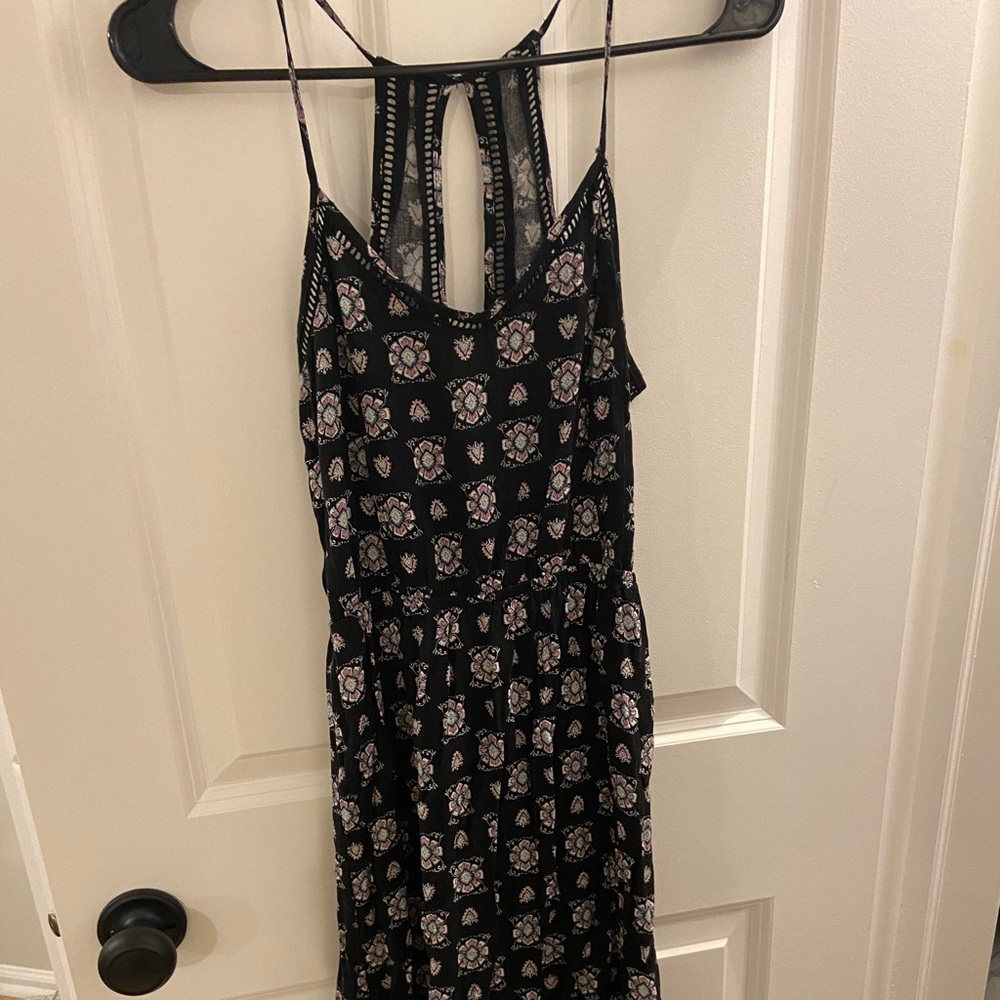 Black maxi dress